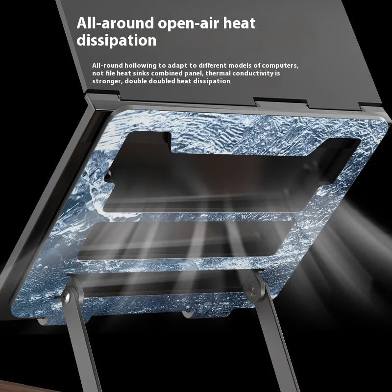 Foldable Metal Laptop Stand (Adjustable)