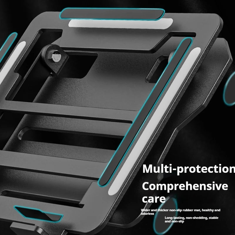 Foldable Metal Laptop Stand (Adjustable)