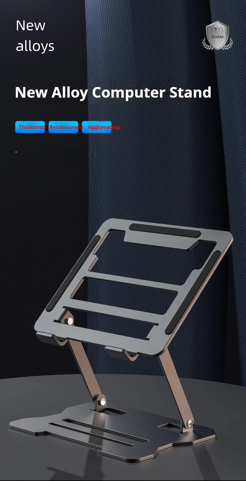 Foldable Metal Laptop Stand (Adjustable)