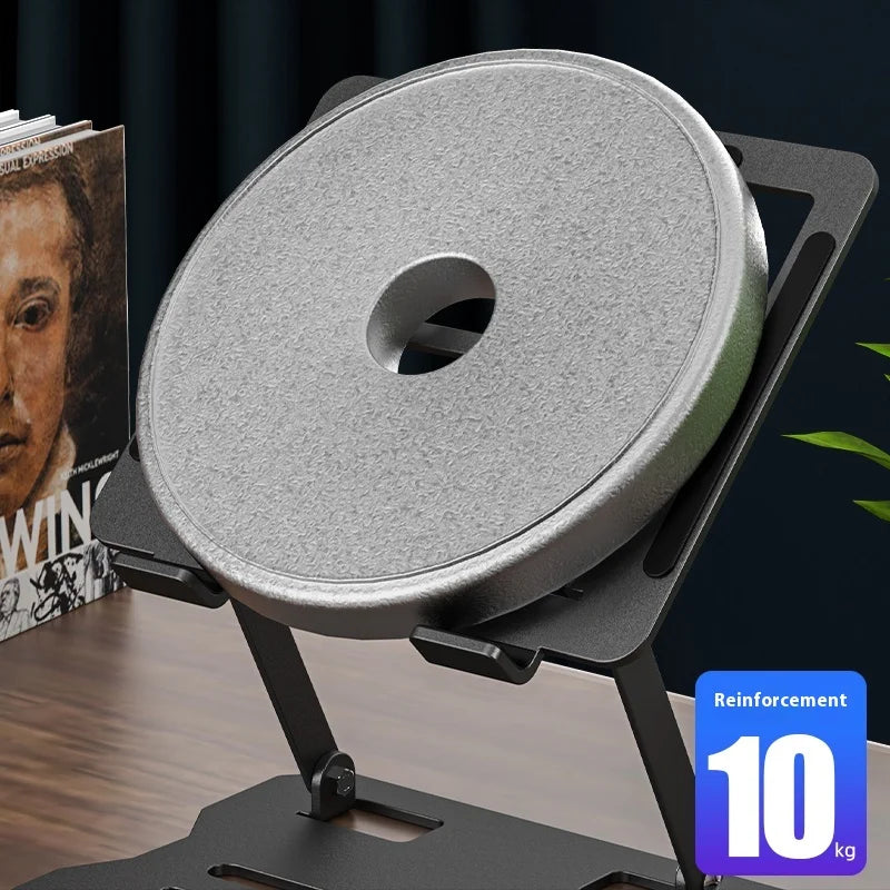 Foldable Metal Laptop Stand (Adjustable)