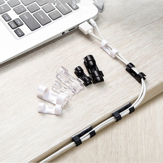 Cable Management Clips Kit (20-Piece, 3M Adhesive)