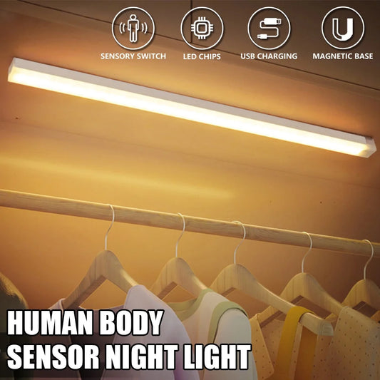 Motion-Sensor LED Light (USB-C Rechargeable, Magnetic) – 30 cm