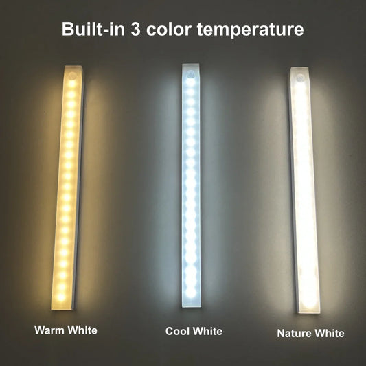 Motion-Sensor LED Light (USB-C Rechargeable, Magnetic) – 30 cm